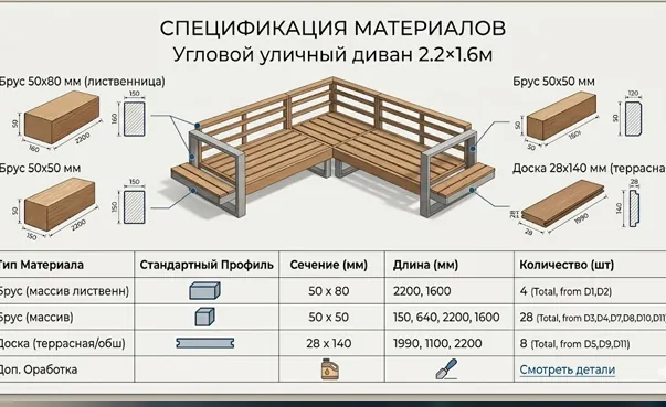 Спецификация материалов